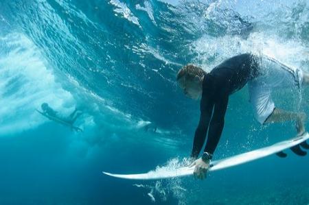 Underwater Duckdive View