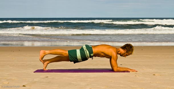 Core Strength Prone Hold Leg Lift