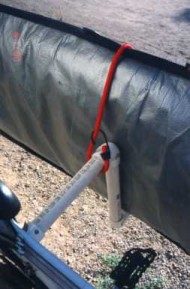 Rack Showing Bungee Cord Attachment