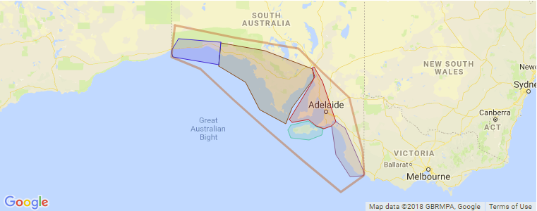 South Australia surf map