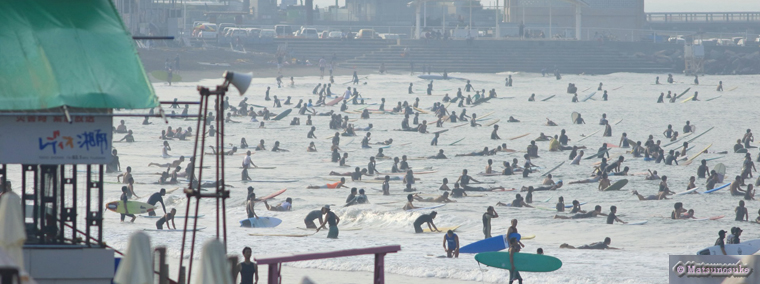 A very popular surf spot