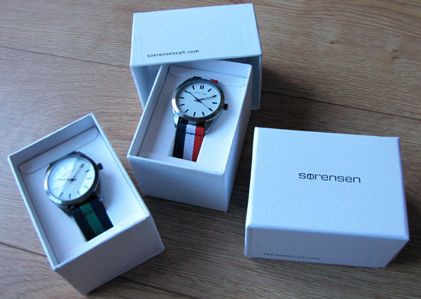 Møns Klint Blue Green Blue and Red White  Blue Watches