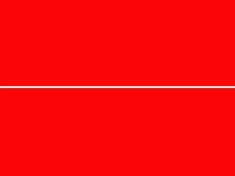 Red over red water closed beach flag