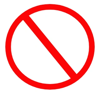 Regulatory beach signs
