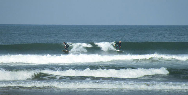 Scandinavian unusual surf destination