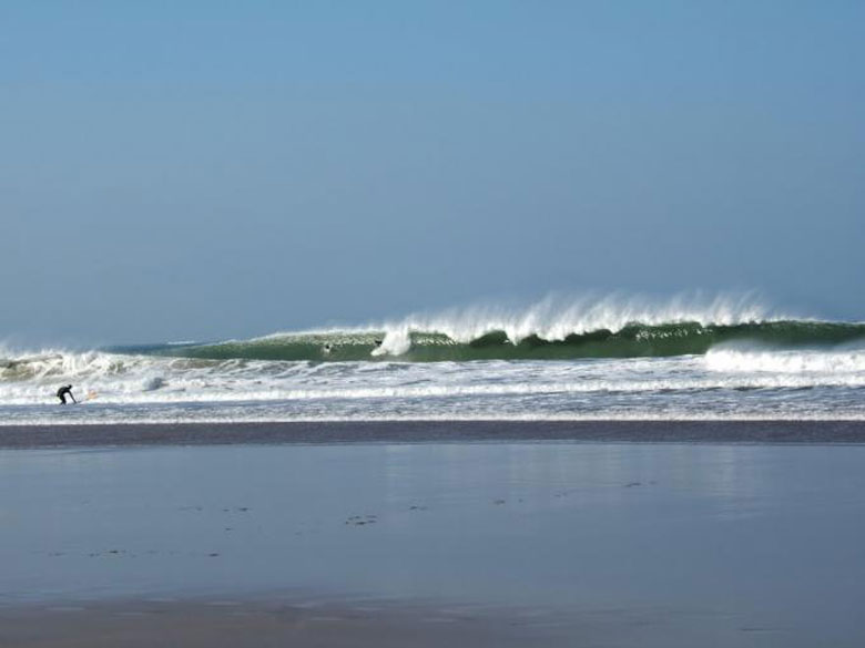 quality european wave at Woolacombe