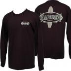 Surfboard Logo in Navy Blue Long Sleeve