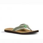 Fraid Not in Olive Sandals