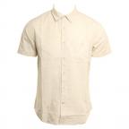 Happens in White Woven Shirt