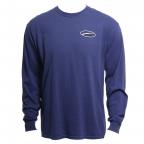 Original Logo in Blue Long Sleeve