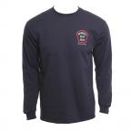 Coffin LS in Navy Blue Shirt