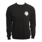 Skeleton Surfer Crew in Black Sweatshirt