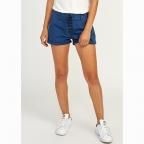 Valley Twill Lace Up in Navy Blue Shorts