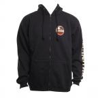 Split Circle FZ Hood in Navy Blue Sweatshirt