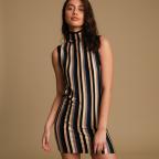 Dress Inbound Mock Neck in Multi Sweater