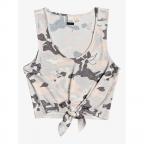 Same Old Love Cropped Tie Front in Heritage Heather Darwin (Sgr6) Tank Top