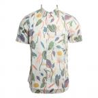 Weird Weeds Eco in Blue Woven Shirt