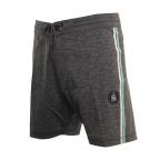 Backwards Fin Beach Grit in Black Boardshort