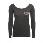 Paradise Scoop LS in Black Shirt