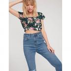 Haute Tropic Top in Green Shirt