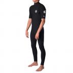 E Bomb Short Sleeve Full Zip Free in Black Wetsuit
