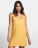 Boundary Dot in Amber (Abe) Dress
