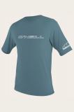 Basic Skins SS Rash Tee Shirt in Blue Rashguard