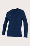 Hybrid LS Surf Tee Shirt in Abyss (303) Rashguard