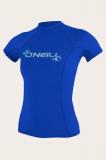 Basic Skins SS Crew in Blue Rashguard