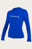 Basic Skins LS Rash Tee Shirt in Blue Rashguard