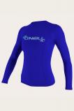 Basic Skins LS Crew in Blue Rashguard