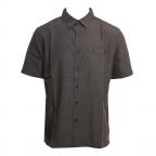 Centinela 4 in Black Woven Shirt