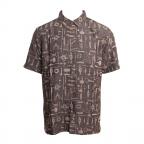 Knots And Stuff in Black Woven Shirt