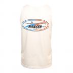 50-50 Cardiff Original in White Tank Top