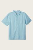 Jack Bamboo Brush in Pool (Pol) Woven Shirt