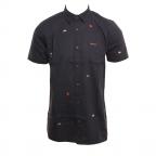 Motif Linen in Navy Blue (Nav) Woven Shirt