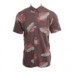 Bermuda in Charcoal Woven Shirt