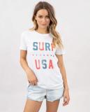 WoSurf USA Boy Tee Shirt in White