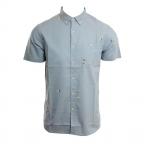 Stacked Eco in Blue Woven Shirt