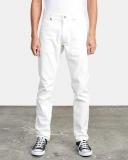Denim Daggers in White