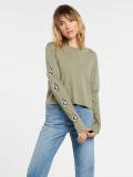 The Stones Long Sleeve in Green Shirt