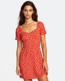 Fenced in Paprika Dress