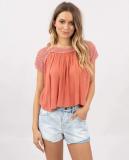 Alana Top in Canyon Rose Shirt
