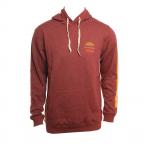 Surf Revival Hood in Burgundy Sweatshirt