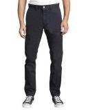 Daggers Slim Fit Chino in Black Pants
