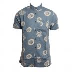 Saltwaters in Blue Woven Shirt