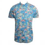 Acapulco in Blue Woven Shirt