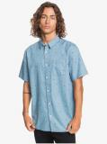 Desert Bush in Blue Woven Shirt