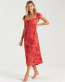 Making Waves in Guava (Gva) Dress