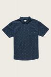 Jack Turnbridge in Navy Blue Woven Shirt